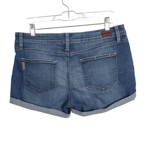 Paige Size 29 Shorts Jimmie Jimmie Denim Stretch Denim Jean 3" Medium Wash - Picture 2 of 11